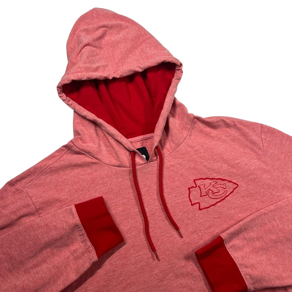 Darius Rucker Kansas City Chiefs Hoodie Men's L Red NFL Lightweight Pullover